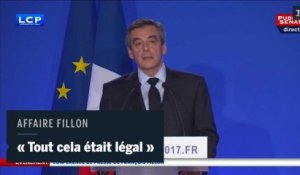 François Fillon : "Tout cela était légal"