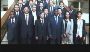 Le Président Ouattara a reçu les responsables de Tata Stee et des Chefs d'entreprises japonaises