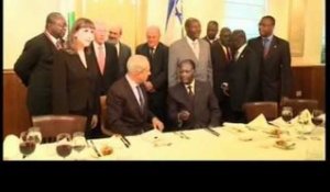 Le Président Ouattara a eu un déjeuner de travail avec le 1er ministre Israélien B. Netanyahu