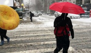 Etats-Unis: tempête de neige sur le nord-est, les écoles fermées