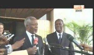 Le Président de la république a reçu en audience Koffi Annan, ex secrétaire général de l'ONU