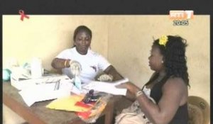 Capmpagne sensibilisation conte le SIDA sur l'axe Abidjan-Noe