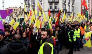 Manifestation kurde à Strasbourg (15.000 à 20.000 personnes)