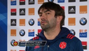 XV de France - Dubois - "Beaucoup plus de pression sur ce match-là"