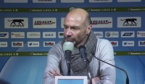 Conférence de presse AJ Auxerre - Stade Brestois 29 (3-1)  Cédric DAURY (AJA) - Jean-Marc FURLAN (BREST) - 20162017 -