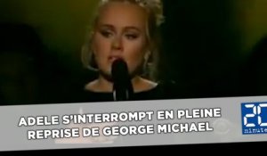 Adele s’interrompt en pleine reprise de George Michael et recommence