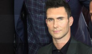 Le chanteur Adam Levine honoré à Hollywood