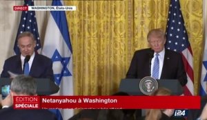 "Renforçons cette alliance entre les Etats-Unis et Israël" Conférence de Presse de Netanyahou et Trump