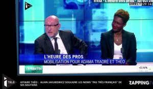 Affaire Théo : Alain Jakubowciz souligne les noms "pas très français" des soutiens du jeune homme