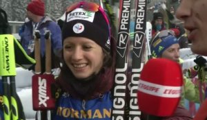 Biathlon - ChM (F) : Chevalier «On est vraiment heureuse !»