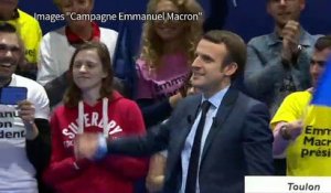 Présidentielle: Emmanuel Macron en meeting à Toulon