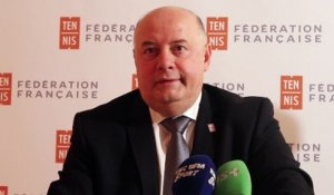 Tennis - FFT - Bernard Giudicelli : "Gagner des titres et miser sur Geoffrey Blancaneaux"