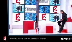 Léa Salamé se confie sur sa grossesse à Michel Drucker (vidéo)