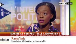 Rama Yade : «L'extrême droite défigurerait la France et nous humilierait sur la scène internationale»