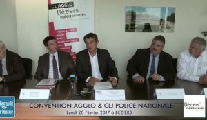 BEZIERS - CONVENTION AGGLO & CLJ POLICE NATIONALE