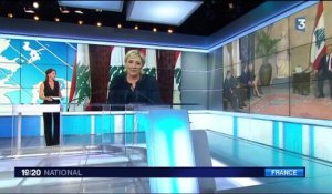 Marine Le Pen : la candidate FN a rencontré le président libanais