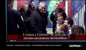 José Mourinho hilare à cause d'un jeune supporter (vidéo)