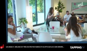 Les Anges 9 : Mélanie "excitée" par Fabrice Sopoglian, elle se jette sur lui ! (Vidéo)