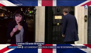 Présidentielle : Emmanuel Macron, le favori de Londres