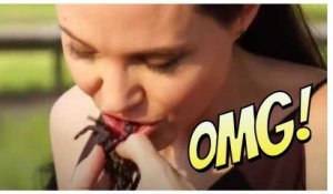 Angelina Jolie fait manger des insectes à ses enfants...