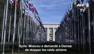 Syrie: Moscou a demandé à Damas de stopper les raids aériens