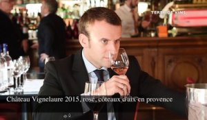 Emmanuel Macron et le vin : sa dégustation à l'aveugle