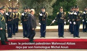 Le président palestinien rencontre son homologue libanais (2)