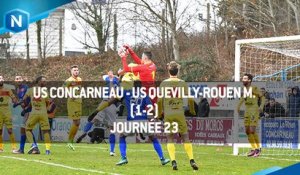 J23 : US Concarneau - US Quevilly-Rouen (1-2), le résumé