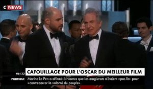 L'énorme cafouillage de cette nuit aux Oscars avec une erreur incroyable sur l'attribution du meilleur film - Regardez