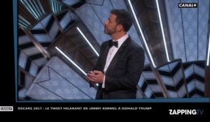 Oscars 2017 : Le tweet hilarant de Jimmy Kimmel à Donald Trump (Vidéo)