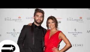 Eva longoria enlace chaleuresement Kendji et Nikos à la soirée Global Gift Gala