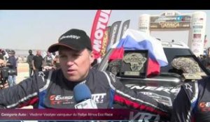 Catégorie Auto    Vladimir Vasilyev vainqueur du Rallye Africa Eco Race