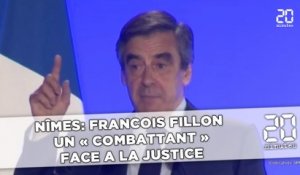 Nîmes: François Fillon s'affiche comme un « combattant »