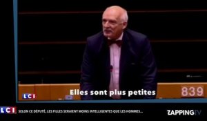 Un député européen fait scandale avec ses propos sur les femmes "moins intelligentes" que les hommes (vidéo)