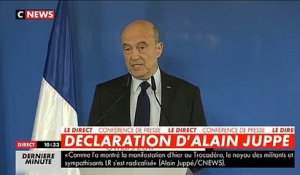 Alain Juppé "confirme" qu’il ne sera pas candidat à la présidentielle