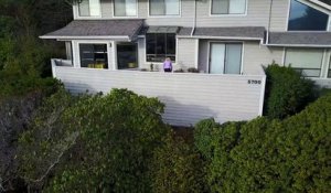 Une femme tire sur un drone qui filmait sa propriété