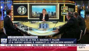 Le Cercle des Économistes: La CPME reçoit Marine Le Pen, Emmanuel Macron, François Fillon et Nicolas Dupont-Aignan - 06/03
