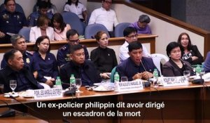 Un ex-policier philippin dit avoir dirigé un escadron de la mort