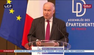 ADF: Dominique Bussereau demande la fin du "mille-feuilles" territoriale