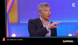 Zap midi 08 mars : Nagui pousse un coup de gueule contre les violences conjugales (Vidéo)