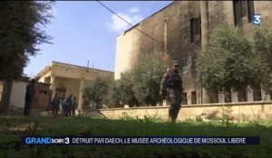 Irak : le musée de Mossoul détruit par Daech repris