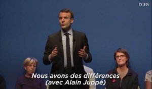 À Bordeaux, Macron drague les juppéistes en 1 minute top chrono