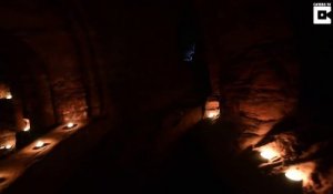 Des tunnels secrets du temps des Templiers ont été découverts au fond d'un terrier