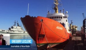 A bord de l'Aquarius, le navire de secours des migrants au large de la Libye