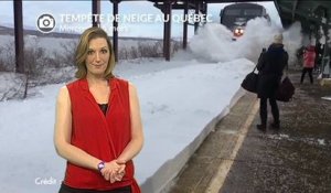 Québec : les images des transports dans la tempête de neige