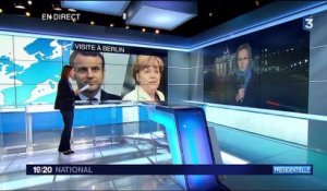 Présidentielle 2017: Emmanuel Macron en quête d’adoubement à Berlin