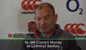 Angleterre - Jones redoute Murray et Sexton