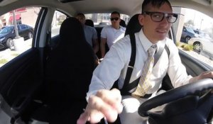 Ce chauffeur Uber fait du Rap comme un dieu !!