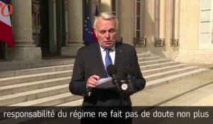 Utilisation d’armes chimiques en Syrie : Ayrault accuse clairement Bachar al-Assad