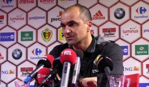 Roberto Martínez: "C'est un gros problème qu'Eden soit absent​"